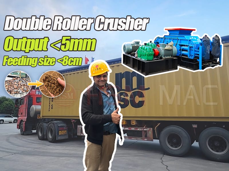 double roller crusher to brazil